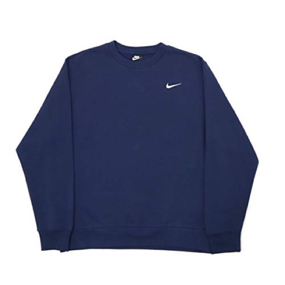 navy blue nike oversized cropped crew women’s small